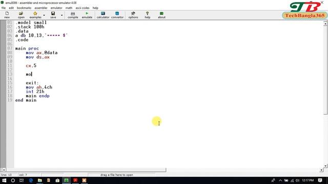 Assembly Language Programming 37 || Print a 5*5 matrix using assembly смотреть онлайн