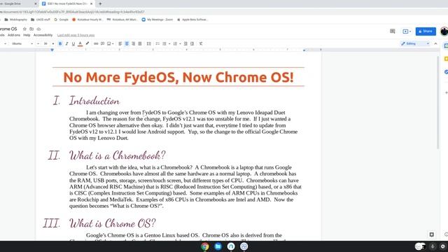 No More FydeOS, Now Chrome OS! смотреть онлайн