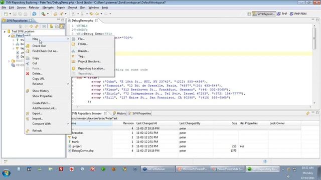 Team Development Concepts with Zend Studio for Eclipse смотреть онлайн