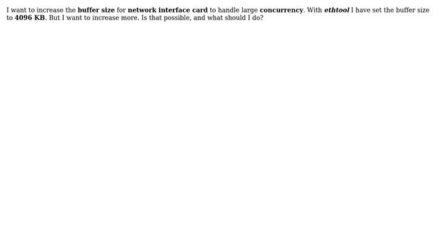 How can I increase the ring buffer size of my NIC? смотреть онлайн