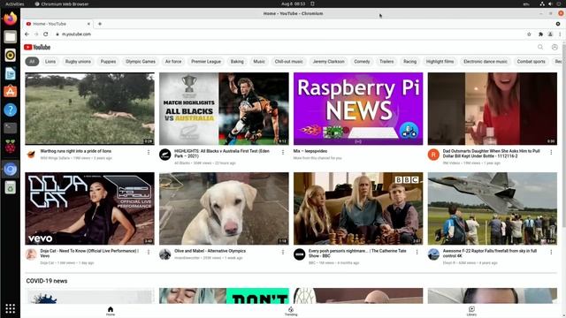 YouTube playback, 64bit Or 32bit OS? Raspberry Pi 4. смотреть онлайн