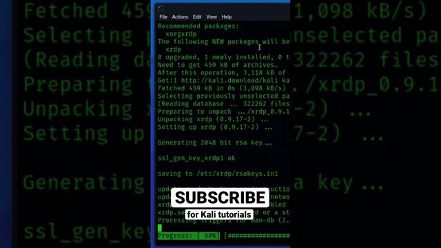 Installing XRDP Kali Linux tutorial. #xrdp #kalilinux #tutorials #beginner #training смотреть онлайн