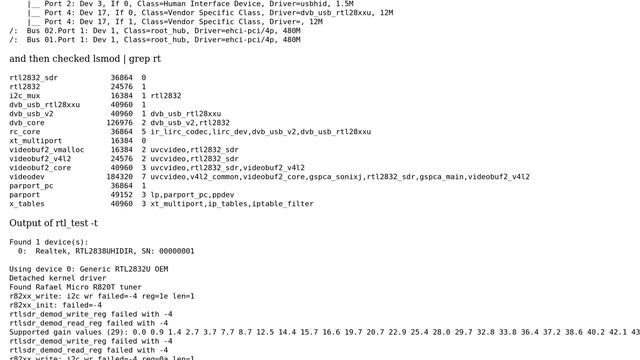 Ubuntu: Help getting RTL-SDR dongle working in Ubuntu 18.04 Mate with GQRX? смотреть онлайн