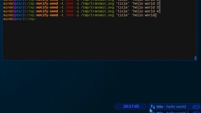 Awesome WM - Notifications history widget смотреть онлайн