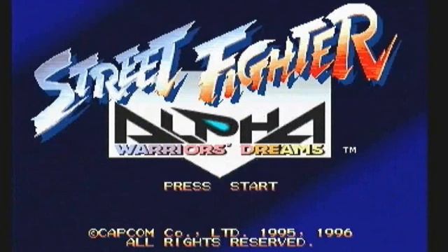 Street Fighter Zero Alpha Intro Capcom Sega Saturn PAL Version смотреть онлайн