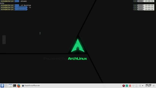 Terminal as a transparent desktop wallpaper. смотреть онлайн