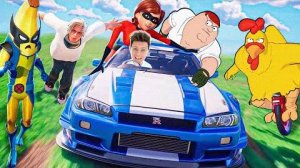 ДОГОНИ Nissan Skyline И Я ТЕБЕ ЕГО КУПЛЮ в Фортнайт