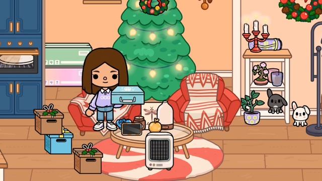 🩵Распаковываю новогодние посылки!!❄️🌲/Даша Тока/Toca Life World/Toca Boca/ смотреть онлайн