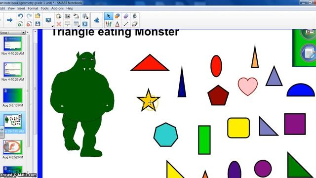 Smart notebook example for grade 1 geometry unit смотреть онлайн
