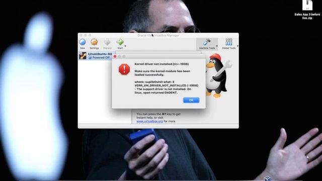 Ubuntu Installation Error On Mac - VERR_VM_DRIVER_NOT_INSTALLED(-1908) смотреть онлайн