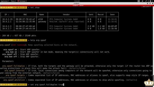 MITM ARP Spoofing Using Bettercap смотреть онлайн