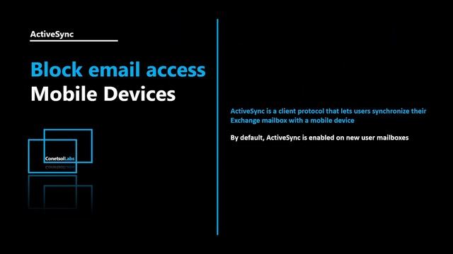 Block Email Access Part1 | What is Exchange ActiveSync | Exchange Online смотреть онлайн