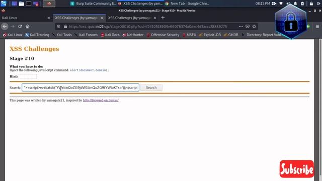 XSS Challenges Stage -09 and Stage-10 | Yamagata21 | Kali Linux смотреть онлайн