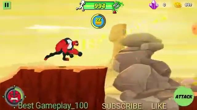 Ben 10 Heroes Alien Run -- four arms run live gameplay HD смотреть онлайн