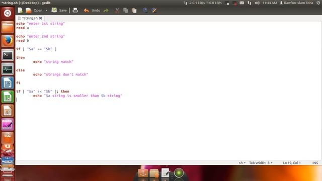 Shell Script to Compare two strings смотреть онлайн