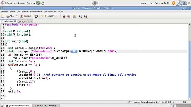 C Linux Semáforos System V Otros Dos Ejemplos 03 смотреть онлайн
