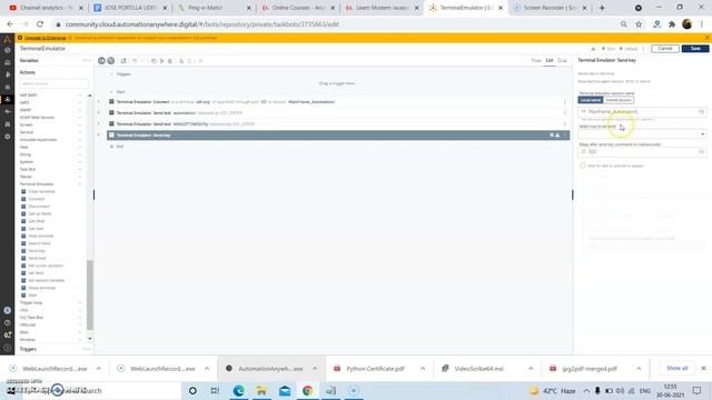 A2019 Terminal Emulator | How to use Terminal Emulator Actions | Automation Anywhere смотреть онлайн