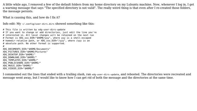 Ubuntu: Lubuntu: "The specified directory is not valid" смотреть онлайн