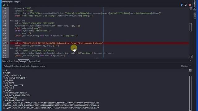 SAP HANA Express work with database via ODBC calls смотреть онлайн