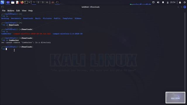 Kali Linux: rm: Cannot remove (folder): Is a directory смотреть онлайн