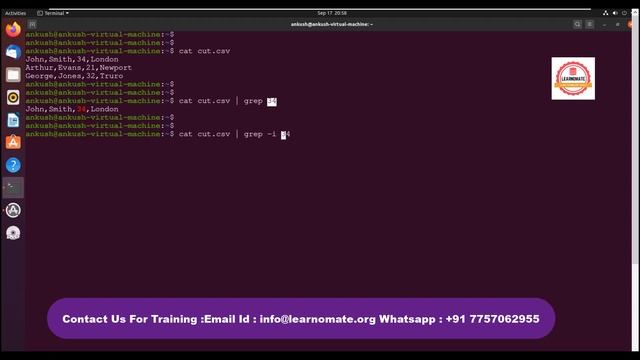 Grep Command In Linux | Learnomate Technologies смотреть онлайн