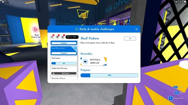 FREE ROBLOX ITEM! HOW TO GET THE SKULL FEDORA IN WALMART DISCOVERED! смотреть онлайн