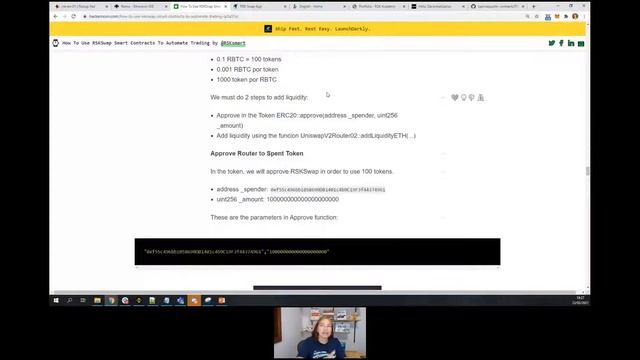 Webinar: DeFi for Developers: How to use RSKSwap Smart Contracts To Automate Trading смотреть онлайн