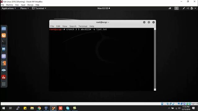 Kali Tools - Crunch - Generating Custom Wordlists смотреть онлайн