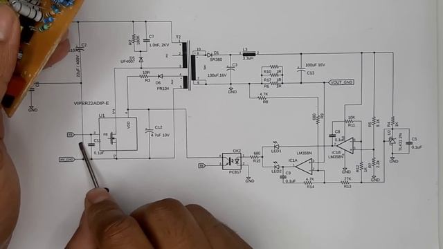 Build 12.6V, 1.3A CC/CV SMPS Circuit With Viper22A IC | Electronic Circuits