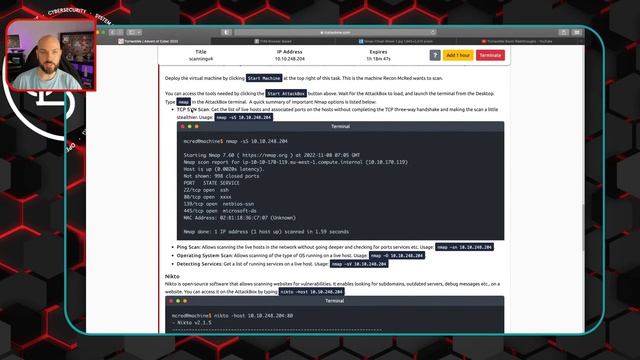 Network, Port, AND Vulnerability Scanning?!?! | TryHackMe Advent Of Cyber 2022 Day 4 смотреть онлайн