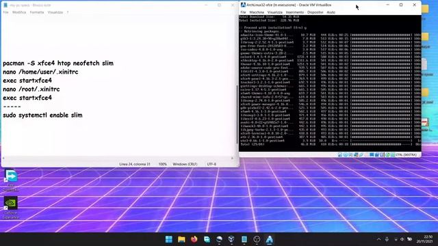 ArchLinux32 - Install Xfce 4.16 смотреть онлайн