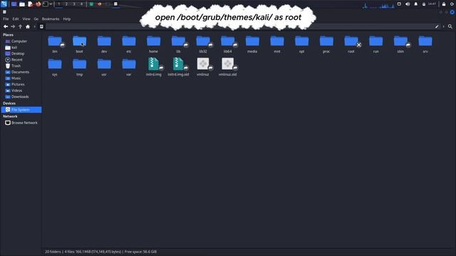 Customize Kali Linux: GRUB Bootloader theme смотреть онлайн