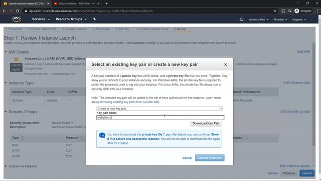 AWS EC2 instance creation- create linux server and configuring Apache - Part 1 смотреть онлайн