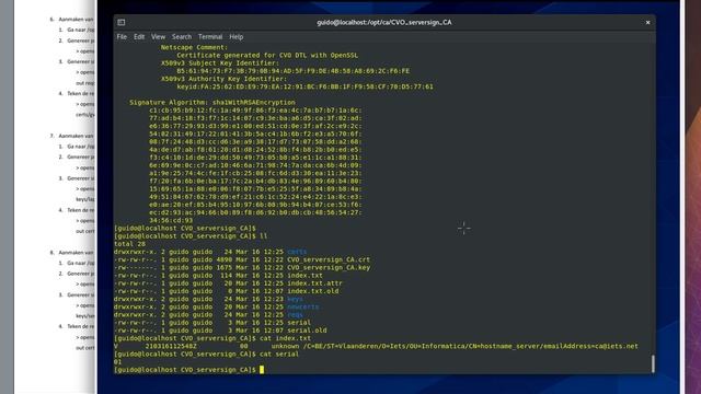 L04 Linux Eenvoudige PKI bis смотреть онлайн