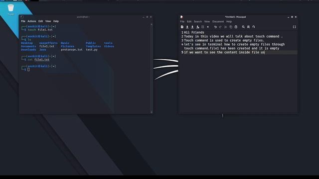 Touch Command in Kali Linux || 2021 смотреть онлайн