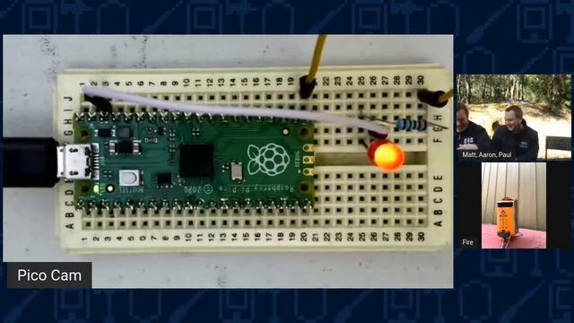 Powering a Pi Pico with Fire and connecting to the️ cloud - Devs in the Shed смотреть онлайн