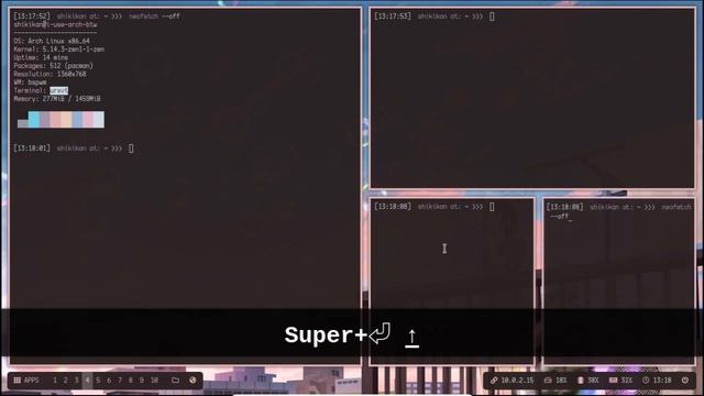 [BSPWM] summer setup | Workflow | Arch | BSPWM смотреть онлайн