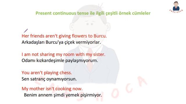 Present Continuous Tense (Şimdiki Zaman) Konu Anlatımı Ve Örnek Cümleler смотреть онлайн