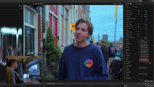 Dehancer Film Emulation (for Final Cut Pro X) - color grading tutorial/review смотреть онлайн