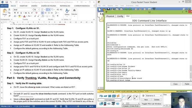 6.3.2.4 - 5.1.2.4 Lab - Configuring Per-Interface Inter-VLAN Routing смотреть онлайн