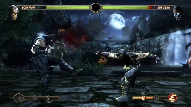Mortal Kombat (Komplete Edition): Scorpion VS Sub Zero + Fatality. смотреть онлайн