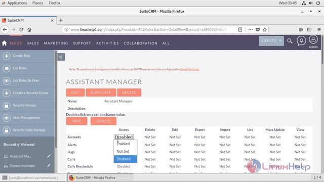 How To Create Role Management in Suite CRM смотреть онлайн