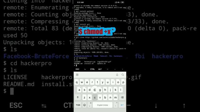 Pentesting Tools || Hacking ⚠🕴🕴🕴 HackerPro || Using Termux || смотреть онлайн