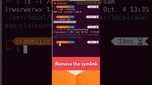Uninstall AWS SAM CLI смотреть онлайн