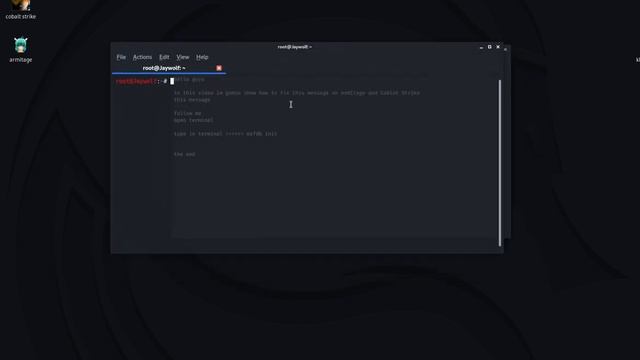 fix problem msf_database_config Armitage & cobalt strike смотреть онлайн