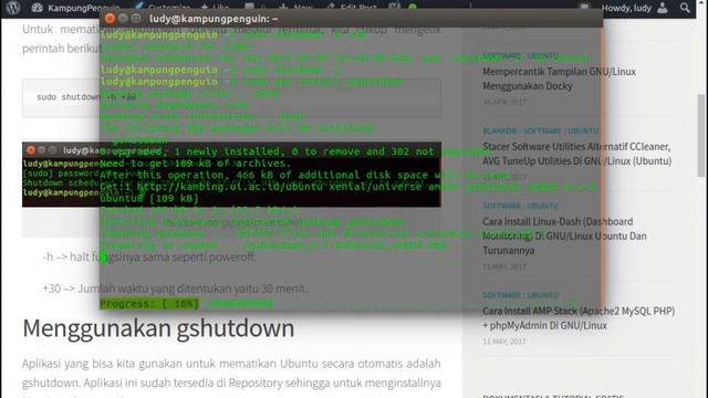 Cara Mematikan Komputer Secara Otomatis Pada Waktu Tertentu Di GNU/Linux смотреть онлайн