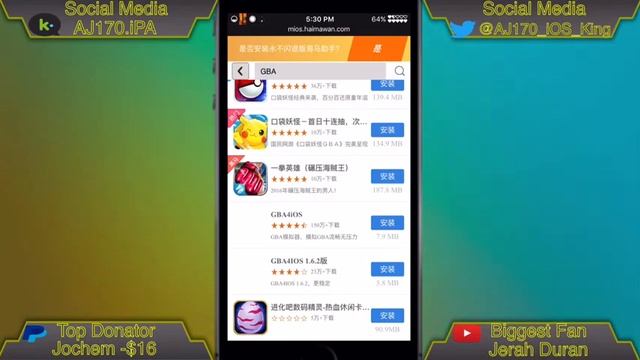 How To Get GBA4iOS On iOS 10/9/8/7! NO PC/JB! FREE! смотреть онлайн
