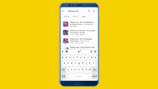 Rolling icons on live wallpaper animated by real world gravity смотреть онлайн