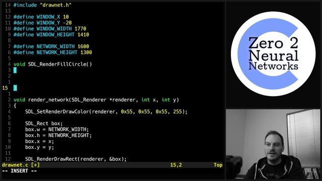 Build Network Visualizer in C - Zero to Neural Networks - [ C Programming ] смотреть онлайн