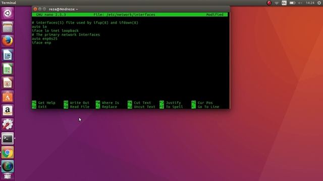 ubuntu 16.06 static IP add, چطور آیپی آدرس استاتیک смотреть онлайн